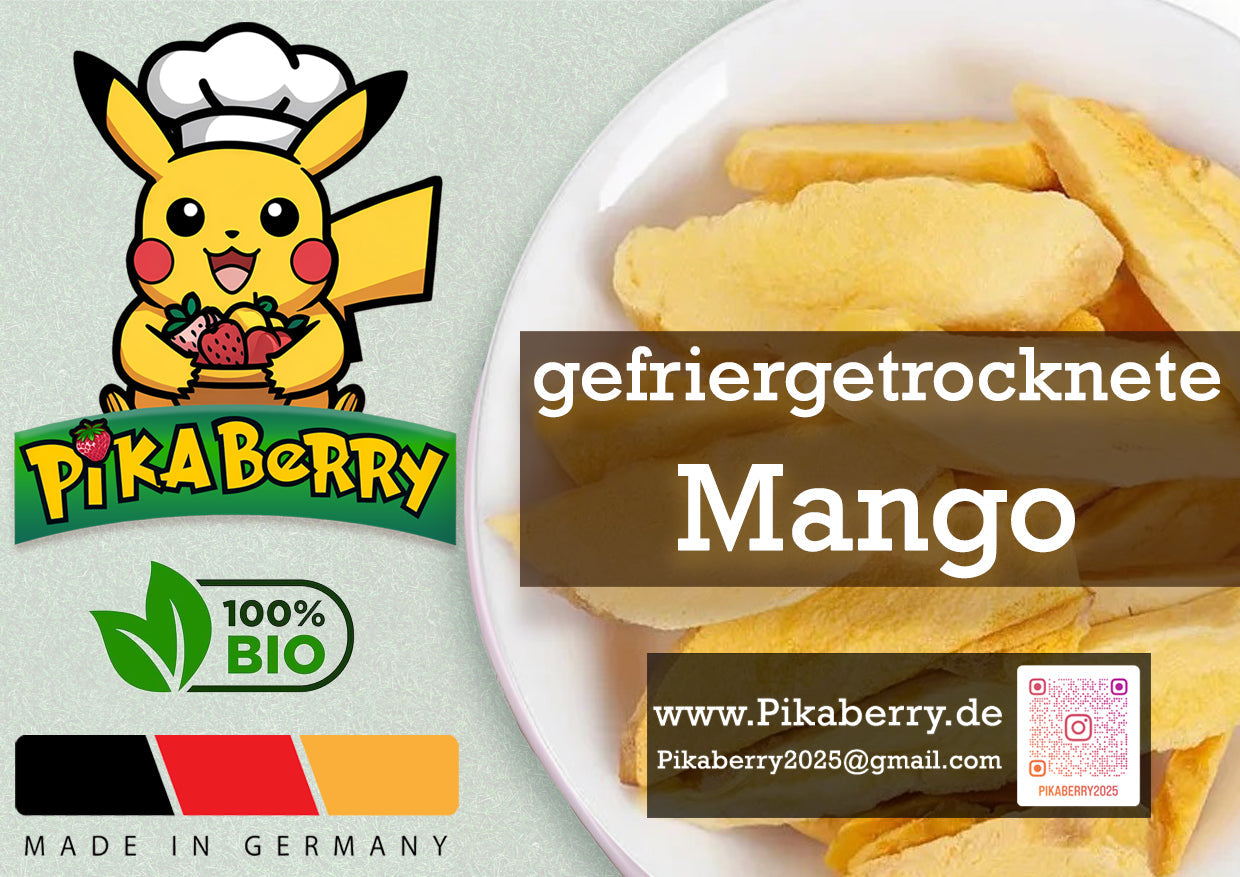 Gefriergetrocknete Mangostücke