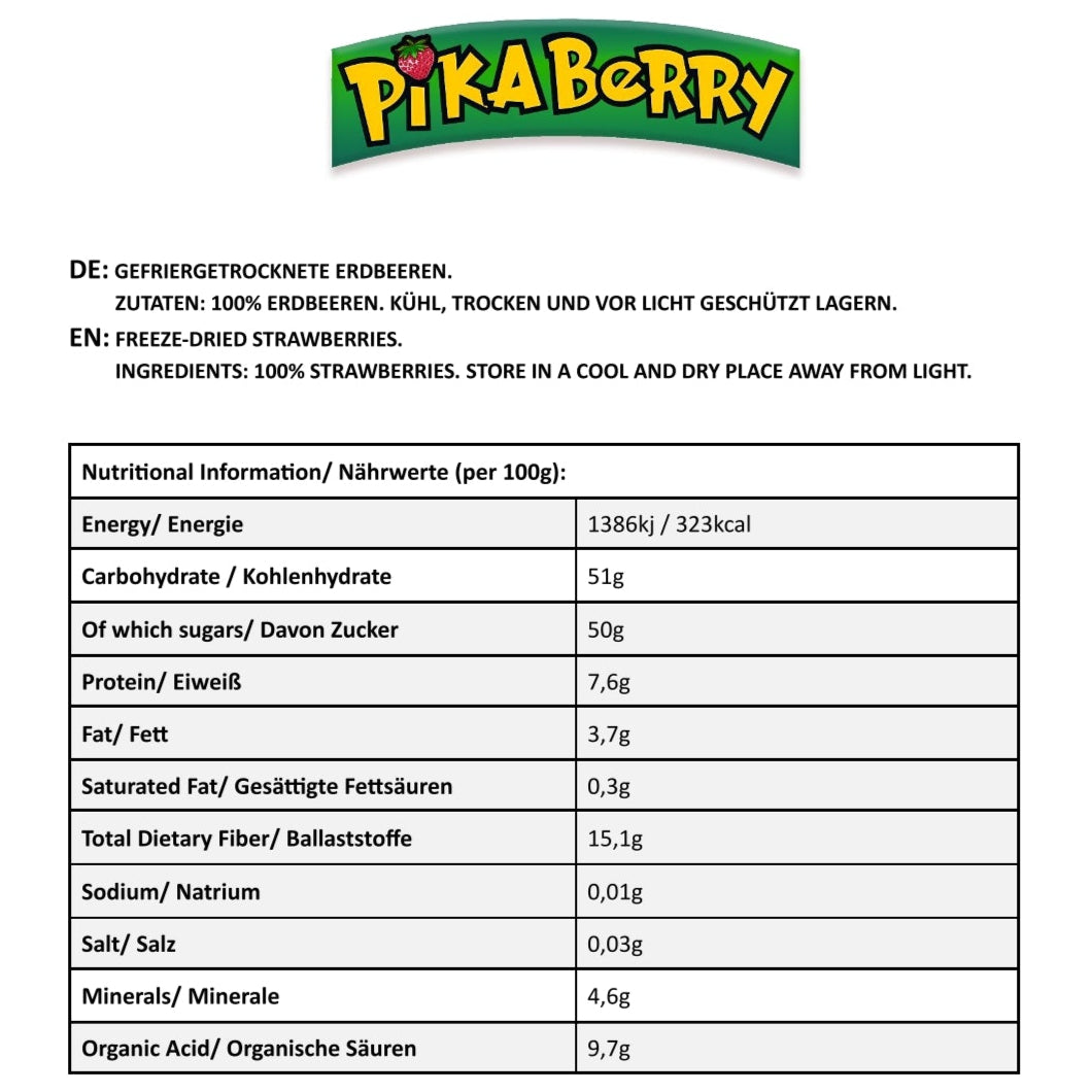 Gefriergetrocknete Erdbeeren 50g