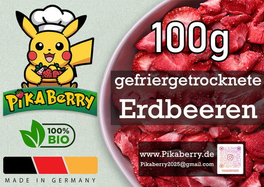 Gefriergetrocknete Erdbeeren 100g