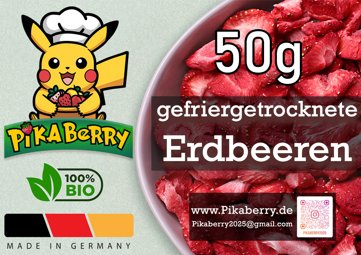 Gefriergetrocknete Erdbeeren 50g