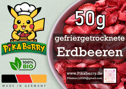 Gefriergetrocknete Erdbeeren 50g